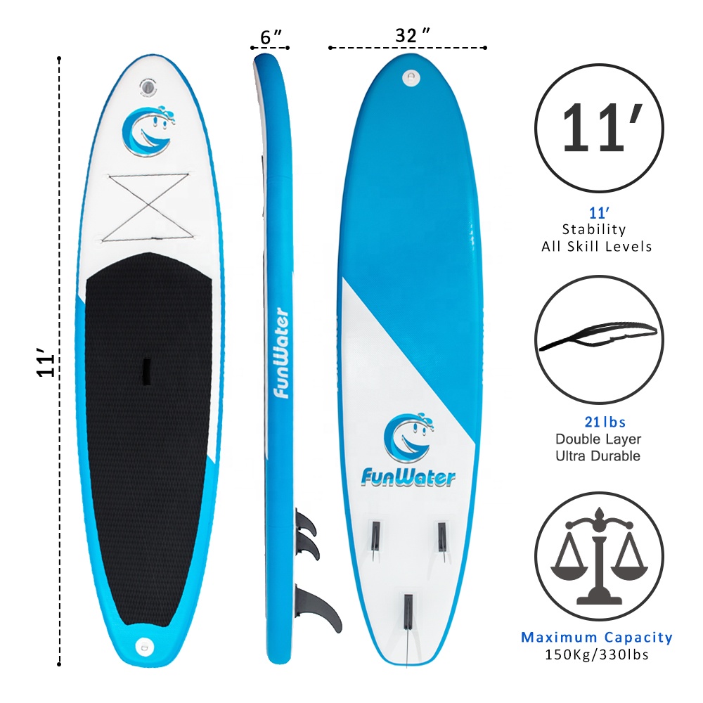 CE сертификация Funwater оптовая продажа sup Надувное весло доска для серфинга