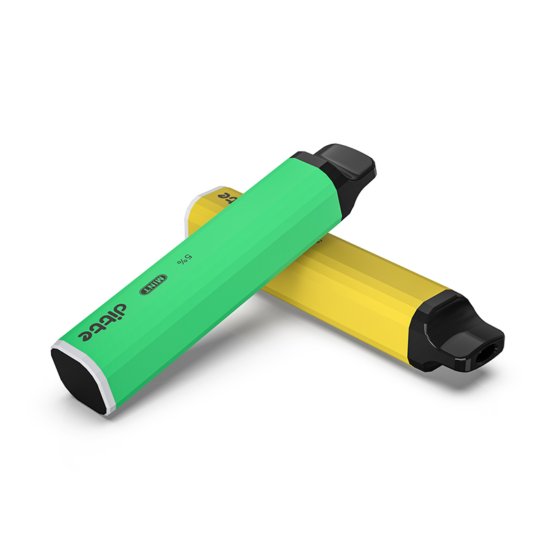 2021 Original ditte Circular new design 1500 Puffs vape LED light Vape pen 5.0ml pod no leaking vape pod