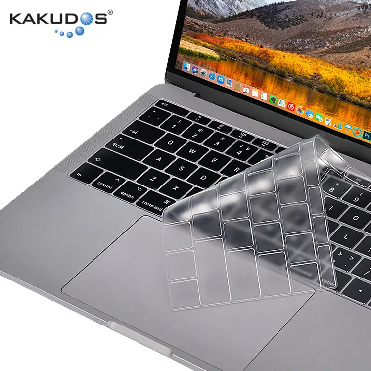 Kakudos 0.34mm 11 12 13 15 Inch Thickness Slim And Portable Waterproof Dust Tpu Keyboard Cover For Macbook Air Pro Retina