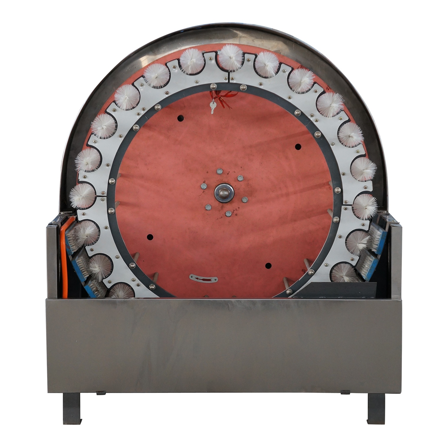 semi automatic rotary brush washing machine/glass bottle