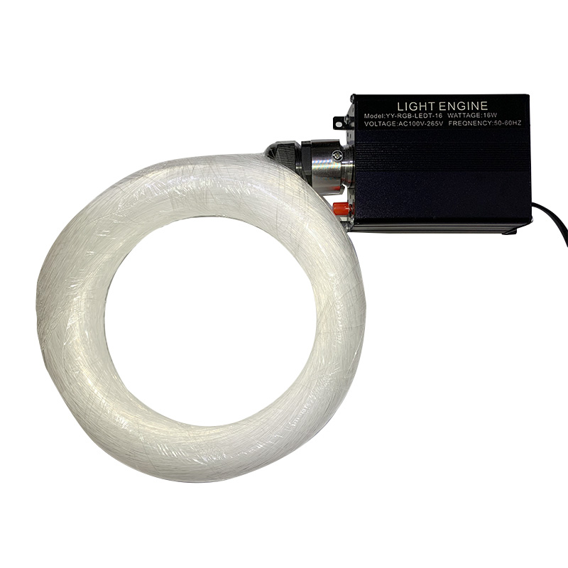 16w led свет двигателя pmma волоконно-оптический конец света кабель Лампа Комплект