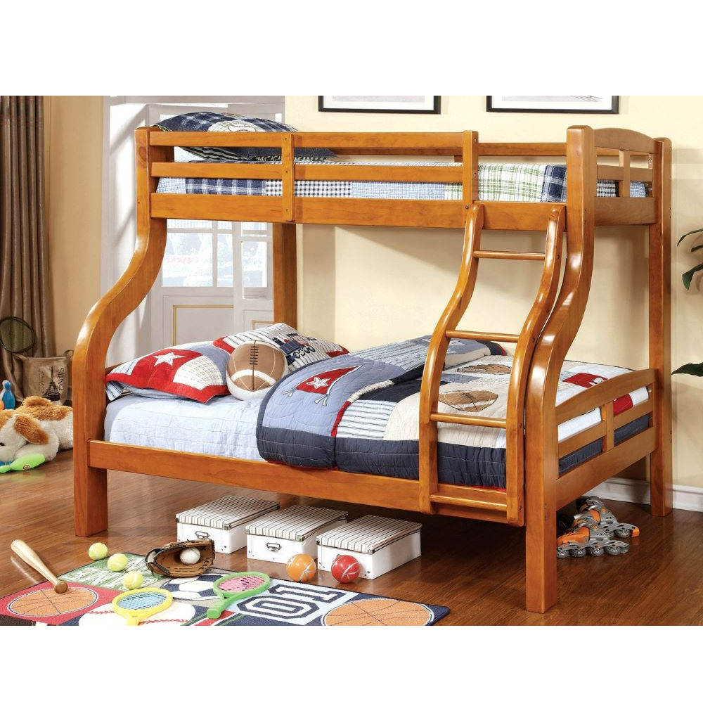 New Design High Quality Modern Bedroom Furniture Wooden Bunk Beds Wood Bed Made in Viet Nam Wood children's bed