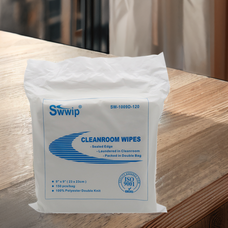 Wholesale 1000 Series Wiper Cleanroom 100% Polyester Dry Cloth Disposable Industrial Clean Room cleaning Lint Free wipes