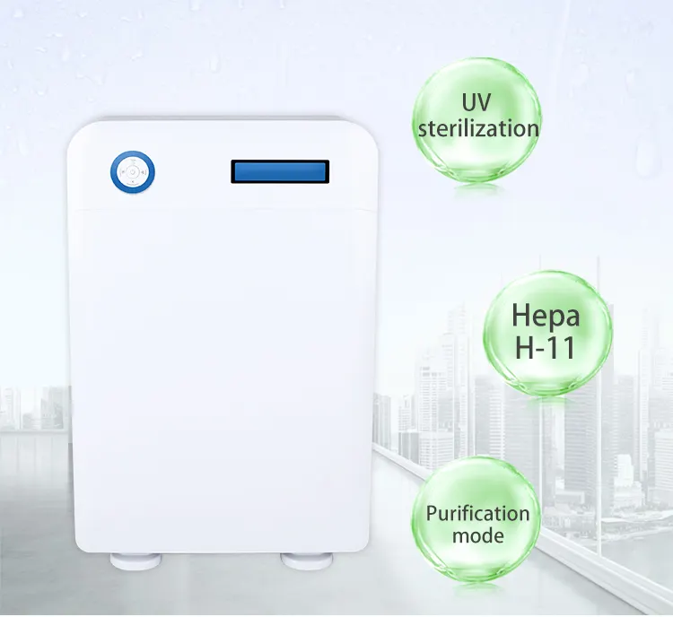 Best Room Office Air Cleaner Purifier Hepa Filter Air Purifier With Water Tank
