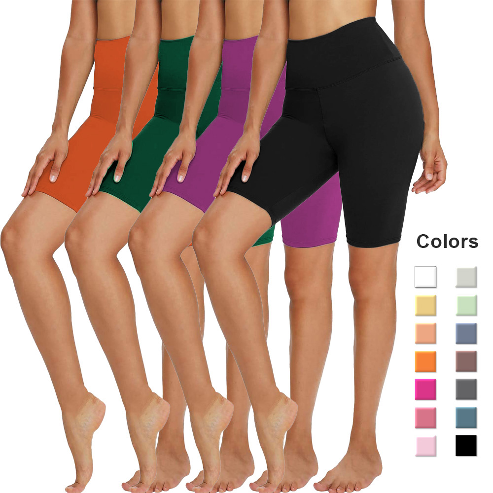 Comfortable High waist gym and outdoor exercise jogging shorts for women
