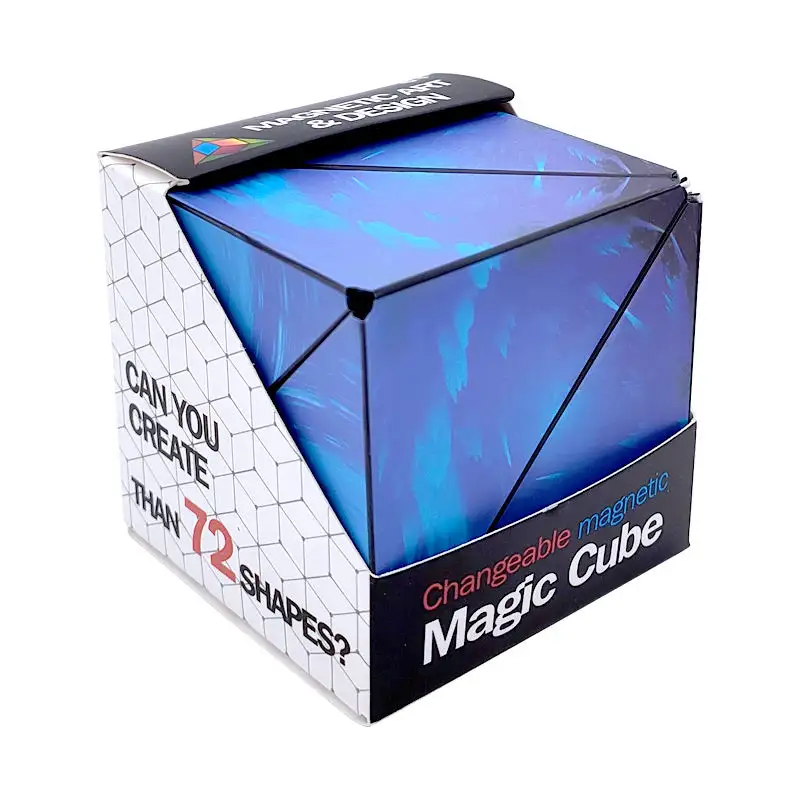 Shape Shifting Box Award-winning Patented Fidgettt Cube W/ 36 Rare Earth Magnets Extraordinary 3d Magic Cube Fidget Toy Tra