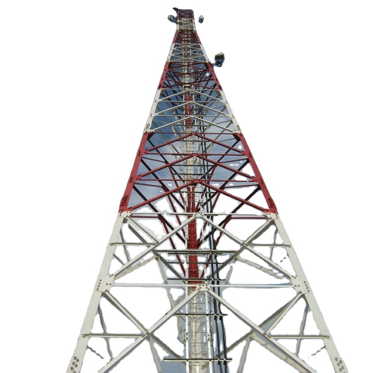 35 40 52 50 60 62 м 3-ногая Wi-Fi радиоантенна самонесущая оцинкованная угловая стальная решетчатая коммуникационная башня