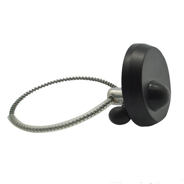 Eas anti-theft security bottle neck tag with lanyard eas security hard tag