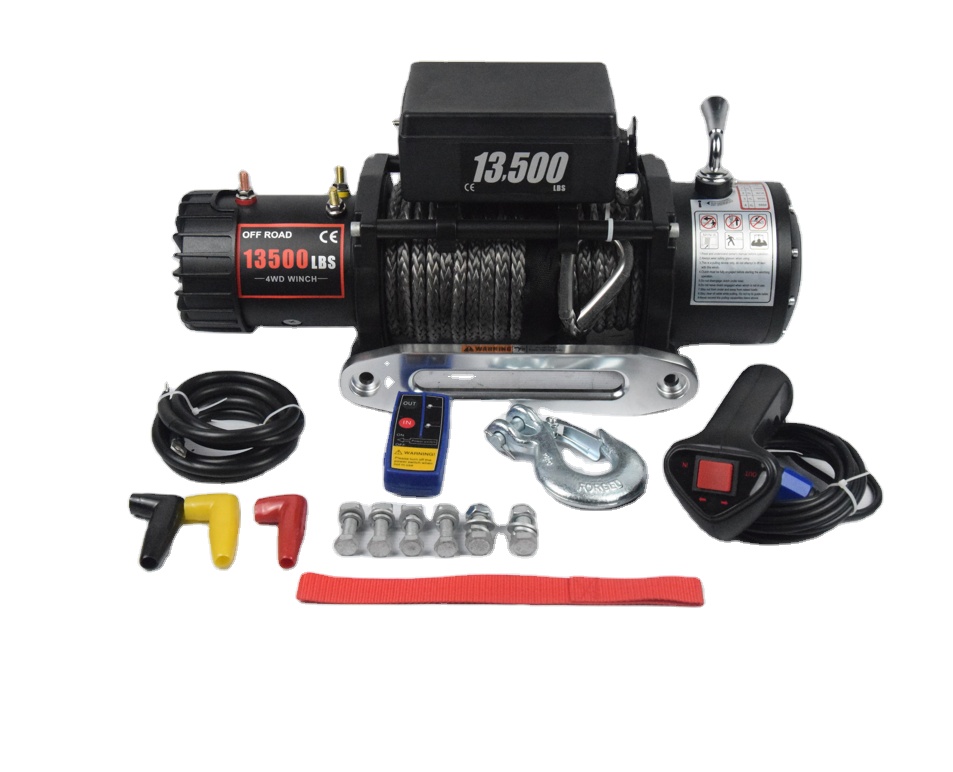 Off Road Electric Winch 4X4 12V/24V 13500Lbs Auto Jeep Car
