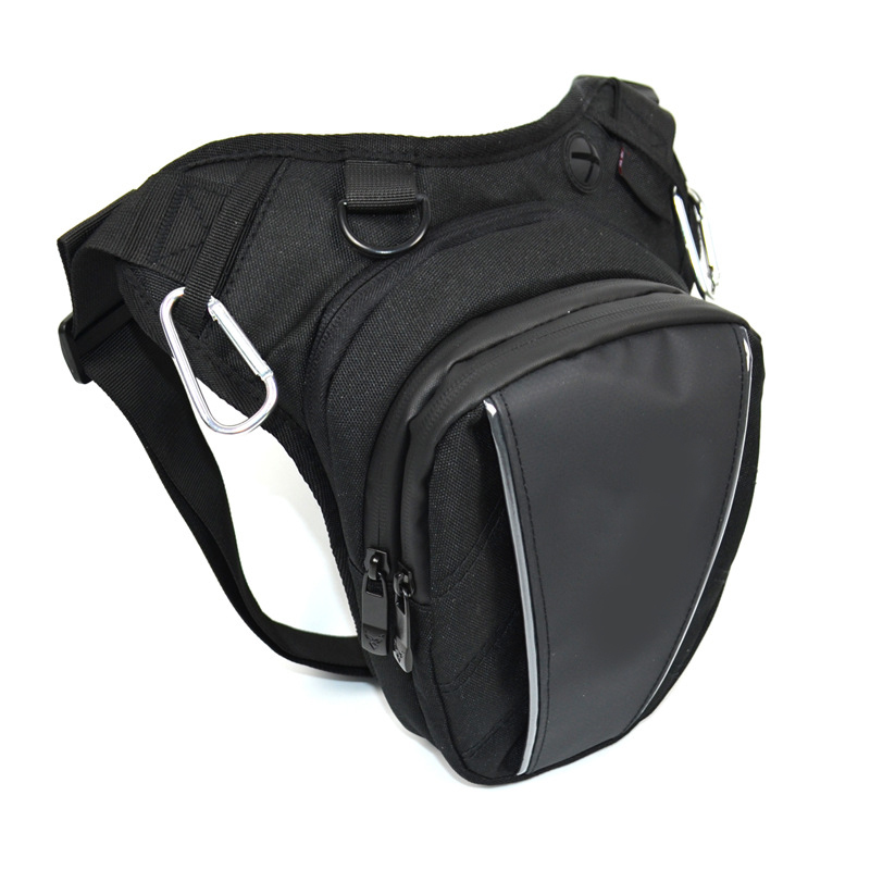Men Motorcycle Waist Leg Bag Teenage Hip Canvas Tactical Military Leg Bag leg backpack