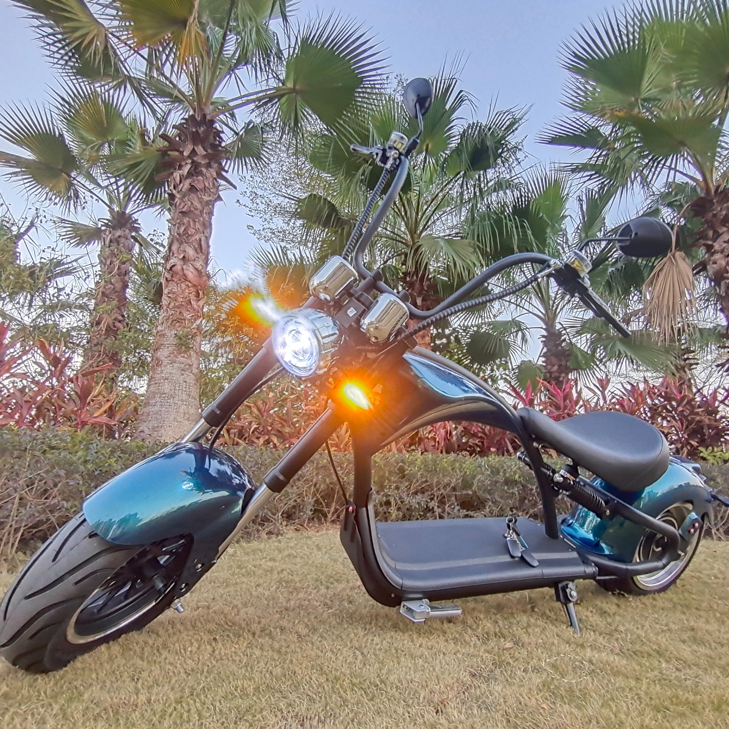 Amoto 1500w 2000w 60v 20ah Европейский склад citycoco электрический скутер M1P стиль