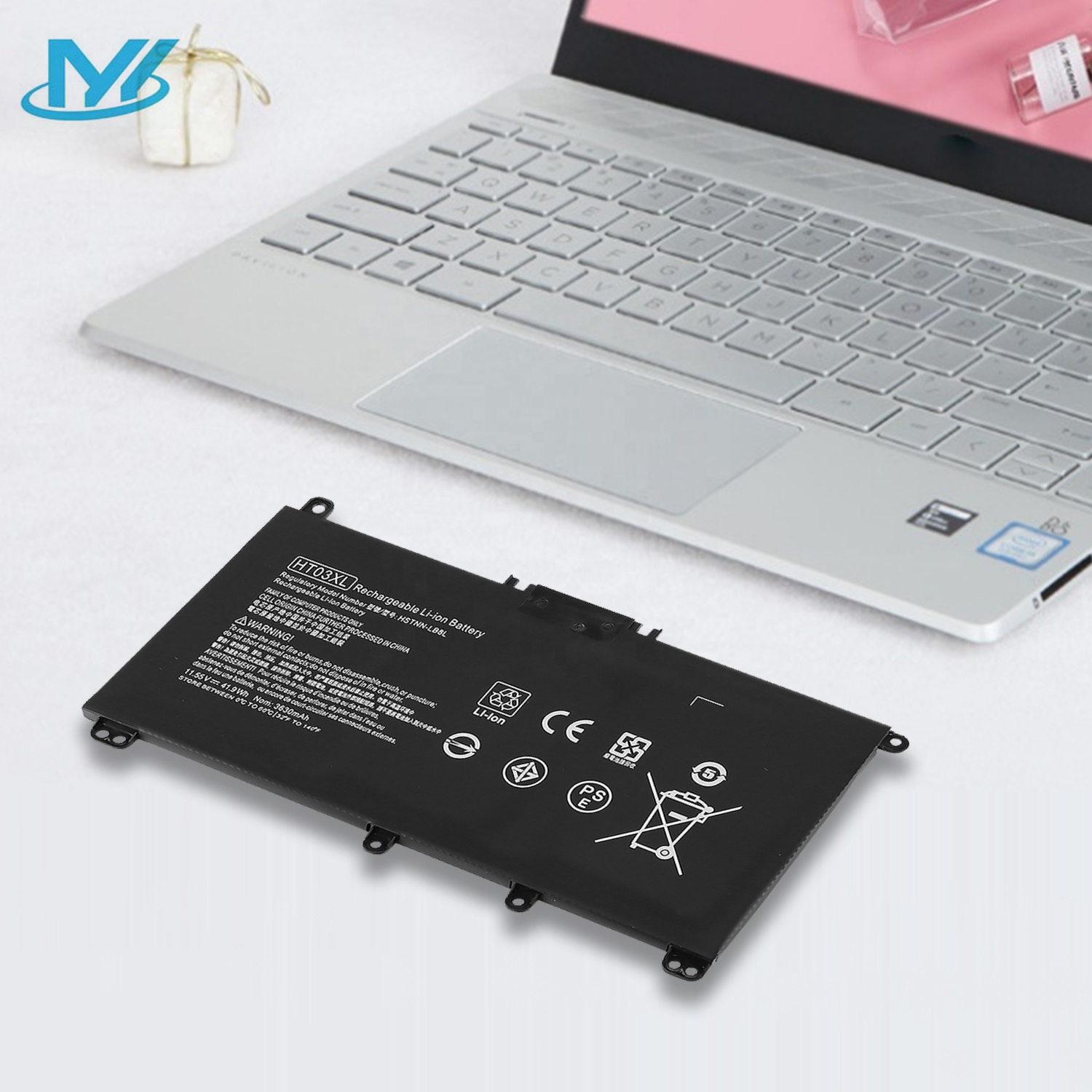 HT03XL OEM factory HP notebook laptop battery computer for HP laptop TPN-Q207/TPN-Q208/TPN-Q209/TPN-C135/TPN-C136/TPN-I130/I131