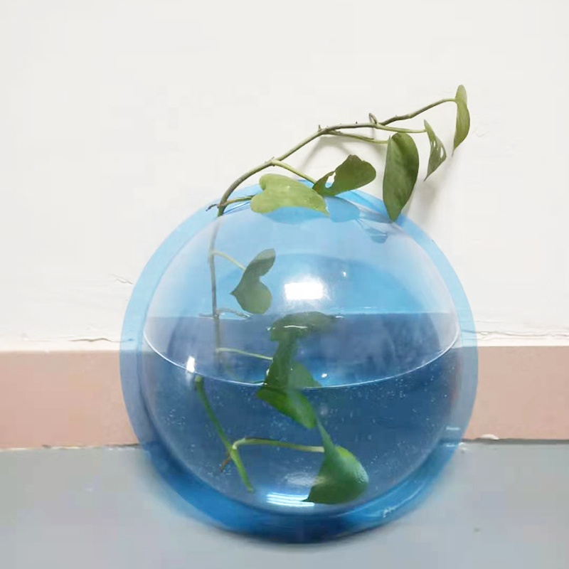 Home Decor PVC Wall Vases Flower Plastic Vase Gifts Plastic Vase