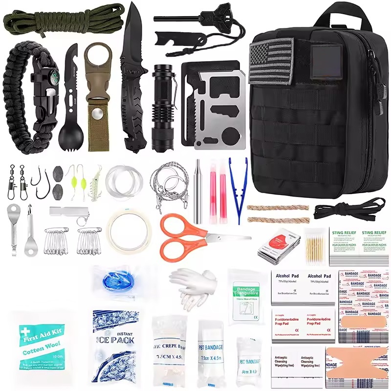 JC-15 Tactical First Aid Kit Firstaid Kits With Bag Survival Emergency Kit