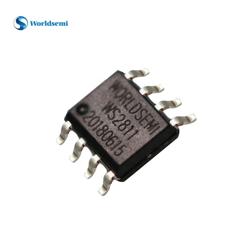 Signal line 256 Gray level 3 channel Constant current LED driver IC chips WS2811