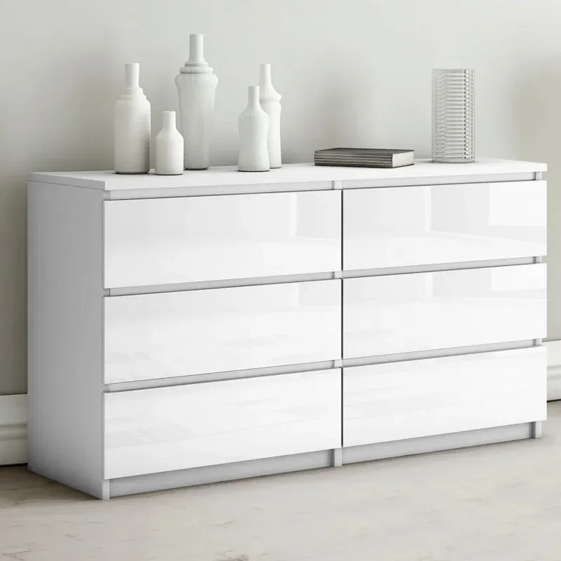 Drawer modern 8 tier black and white drawer storage organizer box dresser