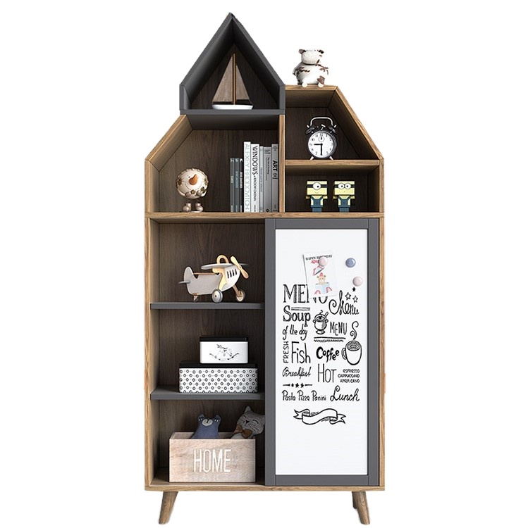 Children Bookcase Furniture Baby Wooden Bookshelf