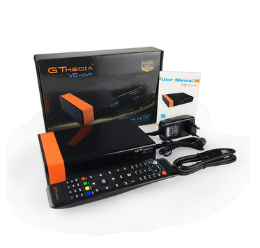 Gtmedia v8 nova DVB-S2 FTA спутниковый ресивер с поддержкой H.265 Встроенный Wi-Fi, Лидер продаж в Испании, freesat v8 nova dvb s2
