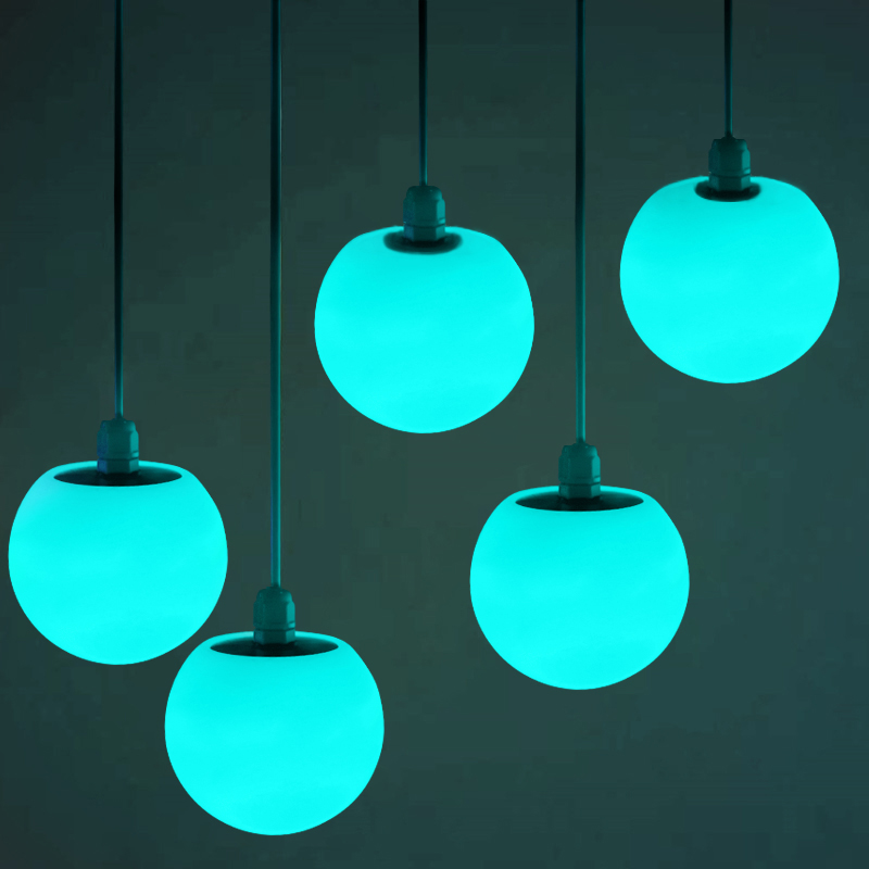 Светодио дный LED мяч открытый свет украшения сада пластик водонепроницаемый мяч