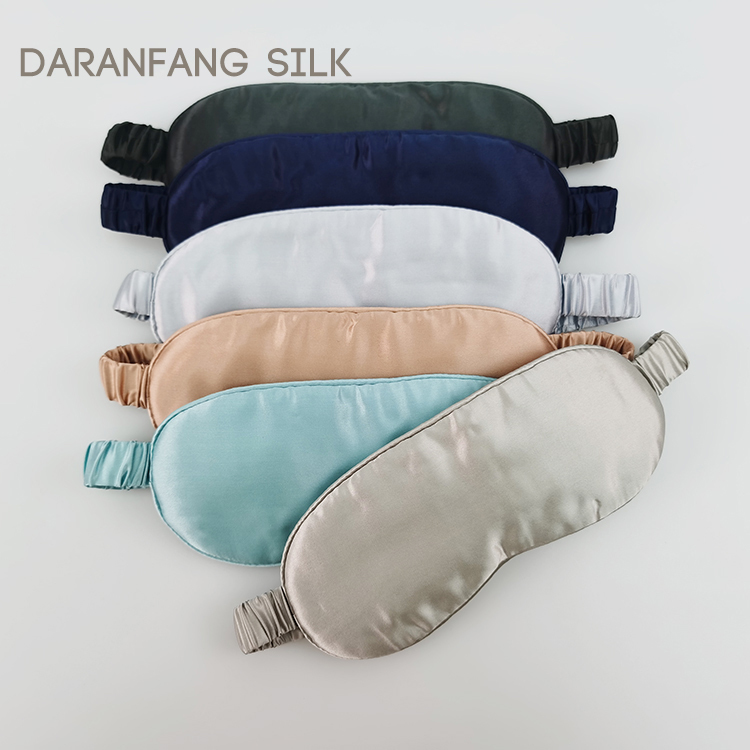 Customised Silk Sleeping Mask 100% satin eye mask 19momme, 22momme Fishing Mask