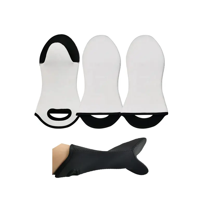Customized hot sale durable heat resistant neoprene oven mitts for kitchen