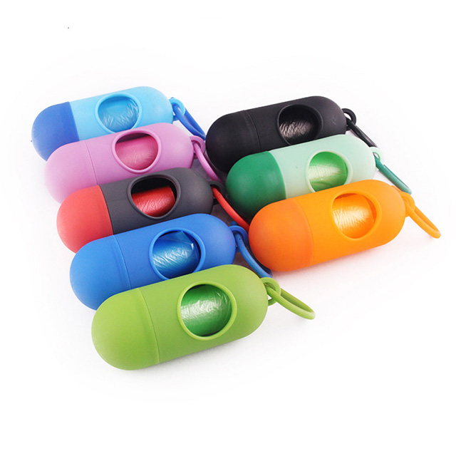 Wholesale Biodegradable dog waste bag holder compostable pet poop bags dog waste bag with dispenser