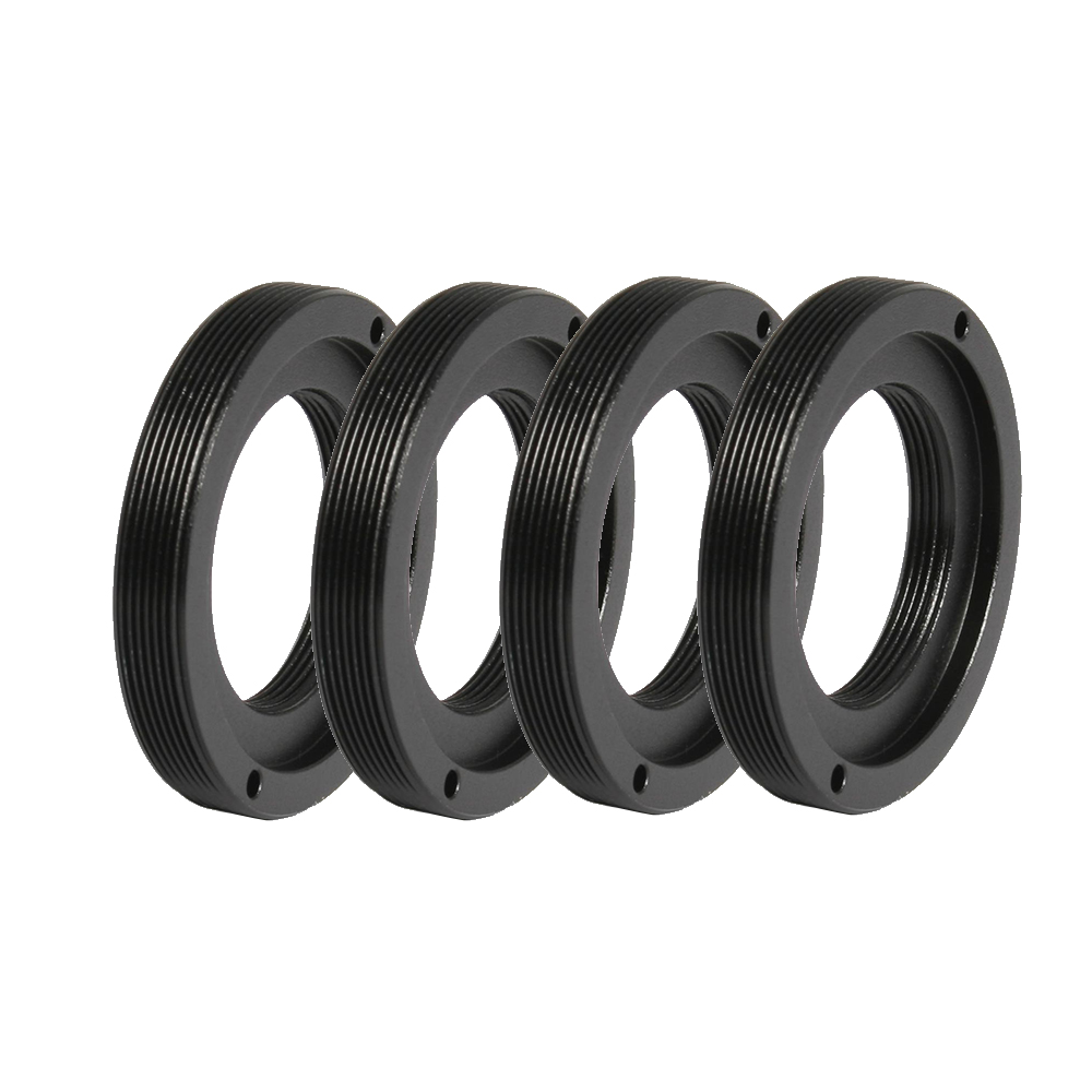 Customized CNC machinining Aluminum alloy camera front lens extension ring