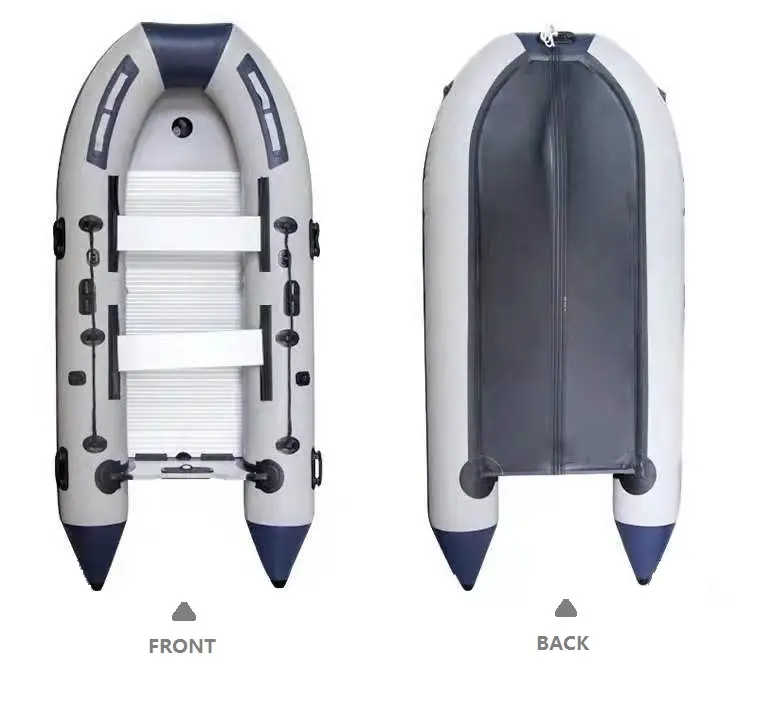 OEM ODM Factory PVC 2 / 3 / 4 / 5 / 6 / 7 / 8 / 9 / 10 Persons 0.9mm / 1.2mm Air Deck / Aluminum Deck Inflatable Boat