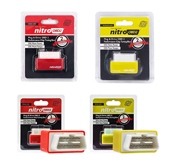 Nitro OBD2 штекер чипа и блок питания для тюнинга привода для бензинового автомобиля