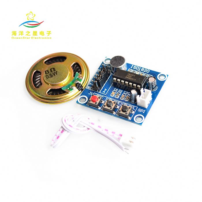 Isd1820py Ic чипы Isd1820 записывающая телефонная плата Микрофон Звук Аудио громкоговоритель микрофон Isd1820 голосовой модуль