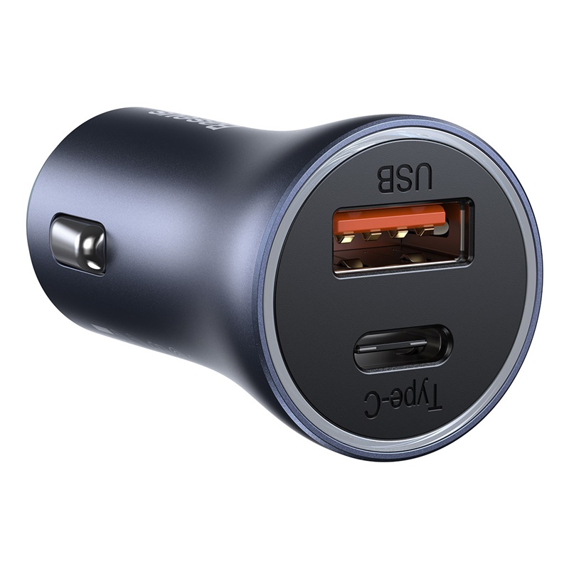 USB-коннектор Baseus для автомобильного зарядного устройства Type-C, 5 А, 1,0 м, 40 Вт