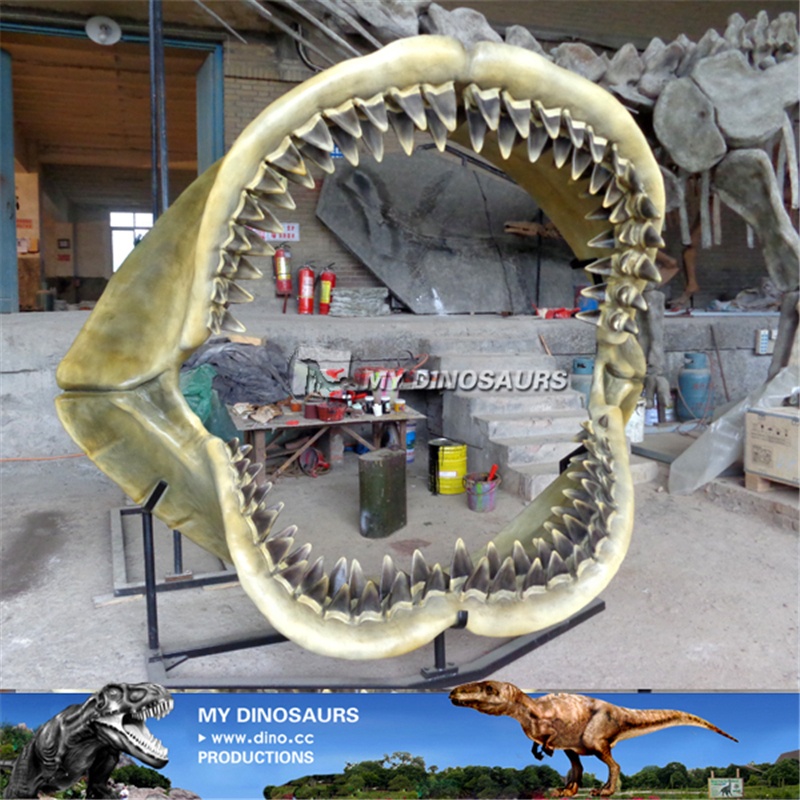 MY DINO искусственная смола в натуральную величину Акула челюсти для украшения аквариума