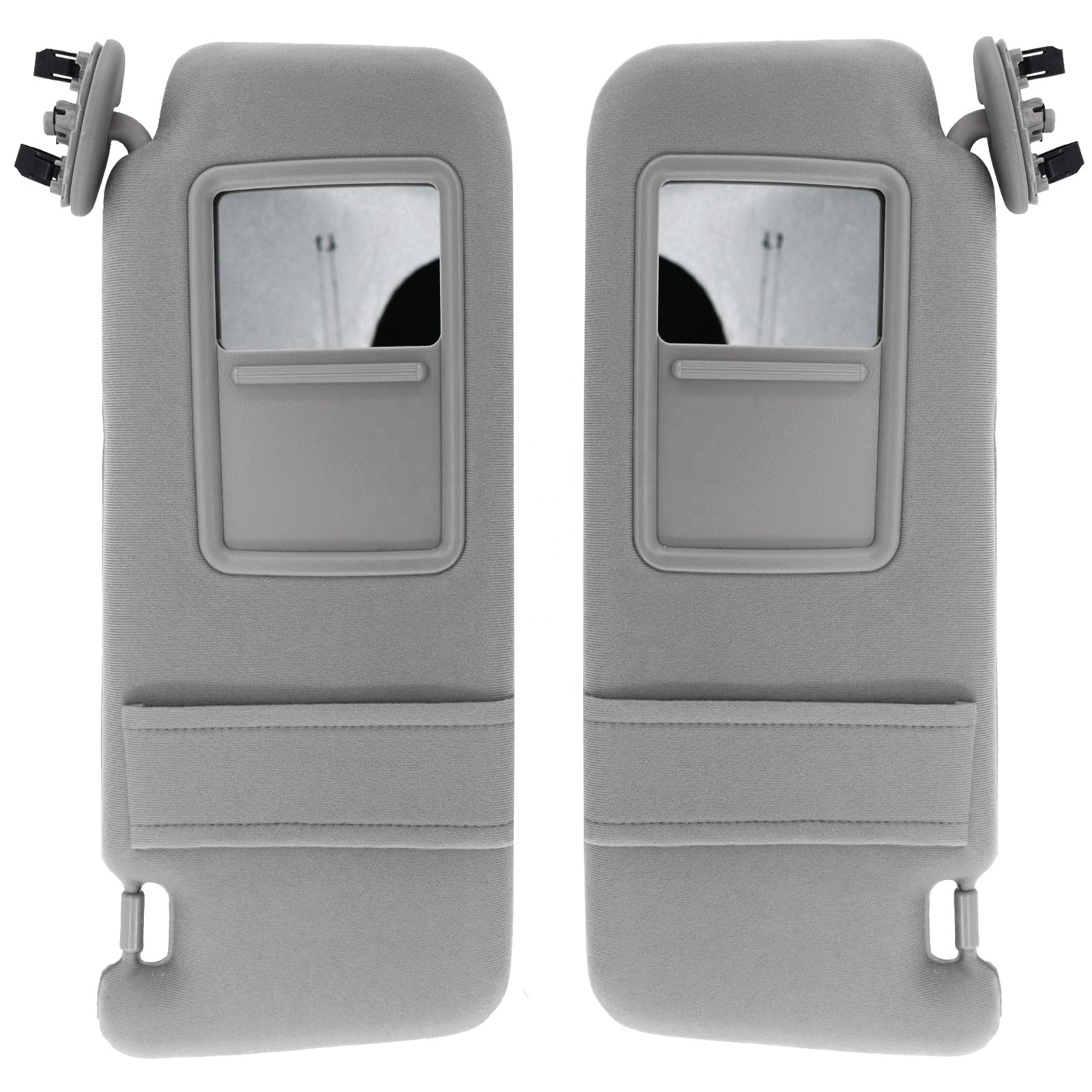 Солнцезащитный козырек для салона автомобиля ULK для Toyota Camry 2007, 2008, 2009, 2010, 2011, серый автомобильный солнцезащитный козырек с зеркалом