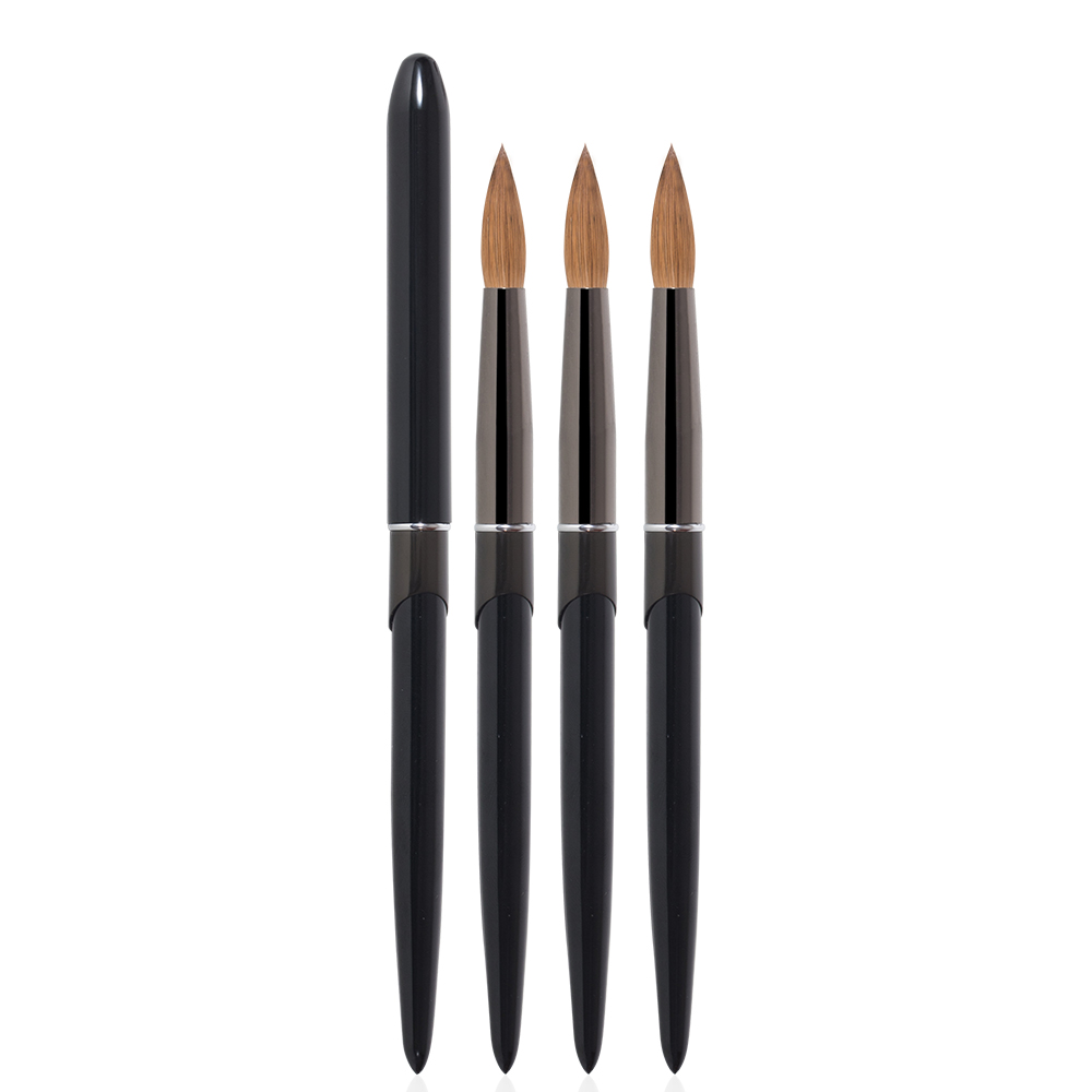 #12 Wholesale Price 100% Pincel Kolinsky Nail Art Brush Accept Custom