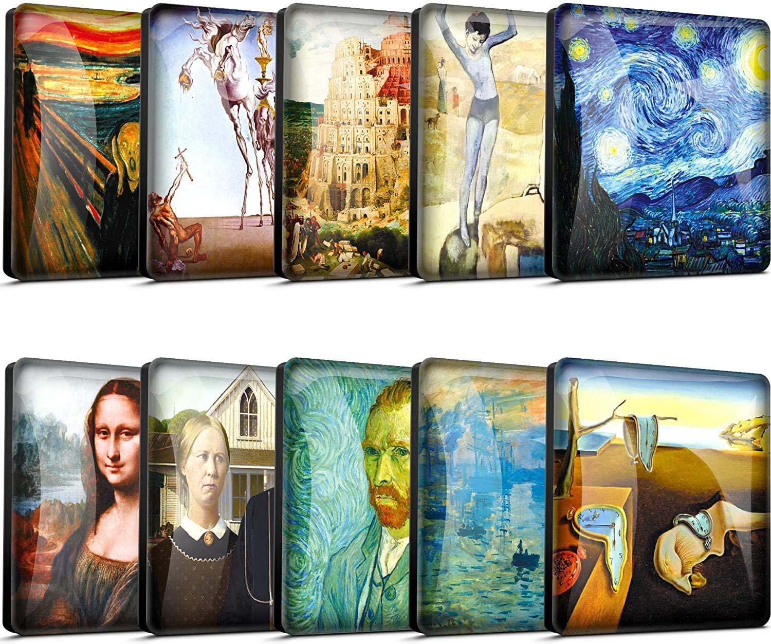 Custom Personalized 3D Customized customised  glass magnetic Epoxy souvenir fridge magnet refrigerator