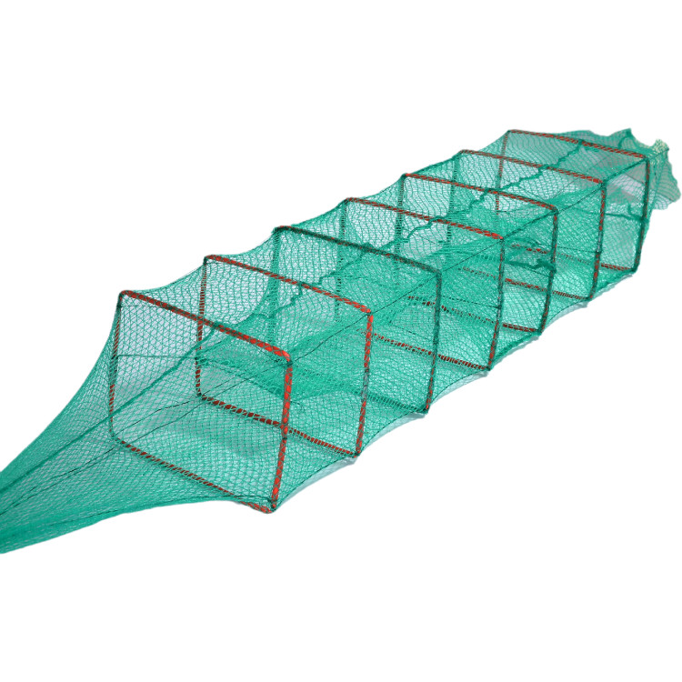 Manufacturers wholesale Fishing net Trap Commercial cage Collapsible PE wire trap fish traps Pot