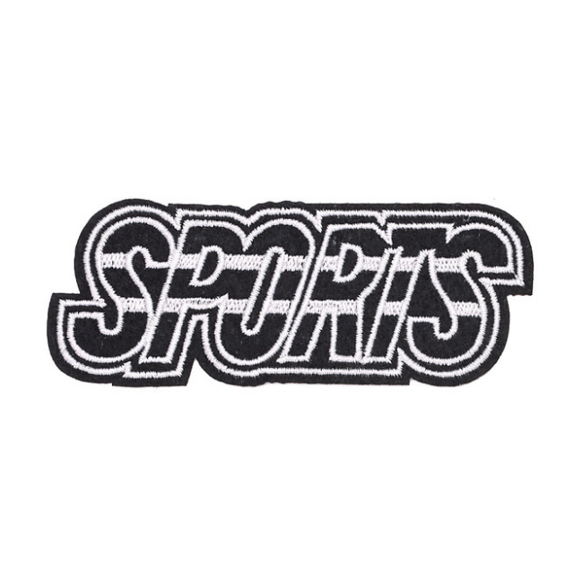 High Quality Embossed Label Shoe Decorative Accessories Letters Labels