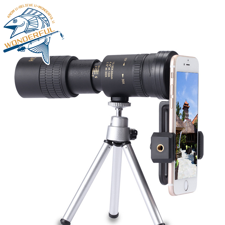 Factory Wholesale Metal Powerful High Definition Continuous Zoom Telephoto Monocular Telescope