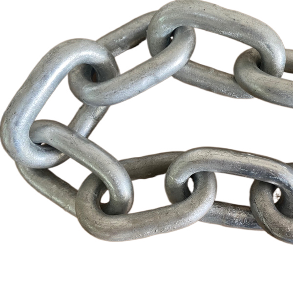 mooring chain hot dip galvanized Grade 43 HDG with long links allow the use of shackles for USA Canada markets