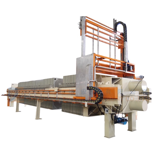 Automatic PLC control High pressure membrane filter press juice filter press for sale PP membrane filter press machine price