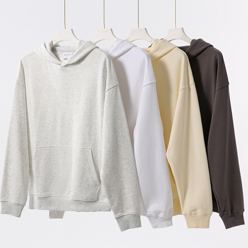 Custom Oversized Plain 380g Blank Hoodies Mens Pullover Unisex Bulk Plus Size Women's Hoodies&sweatshirts