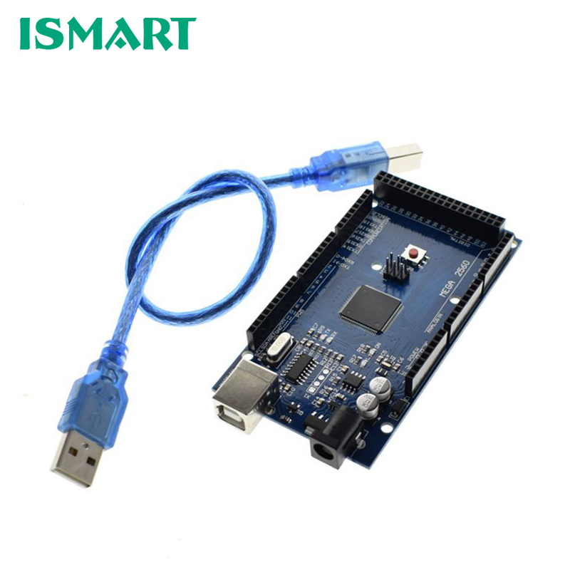 MEGA2560 Мега 2560 R3 Rev3 ATmega2560-16AU CH340G AVR USB макетная плата