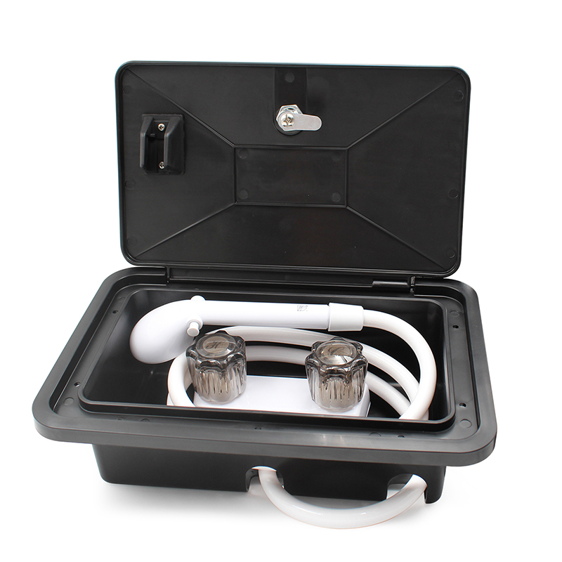 HYDRULE RV Anti UV ABS белый RV автофургон с холодной и горячей водой внешняя душевая коробка