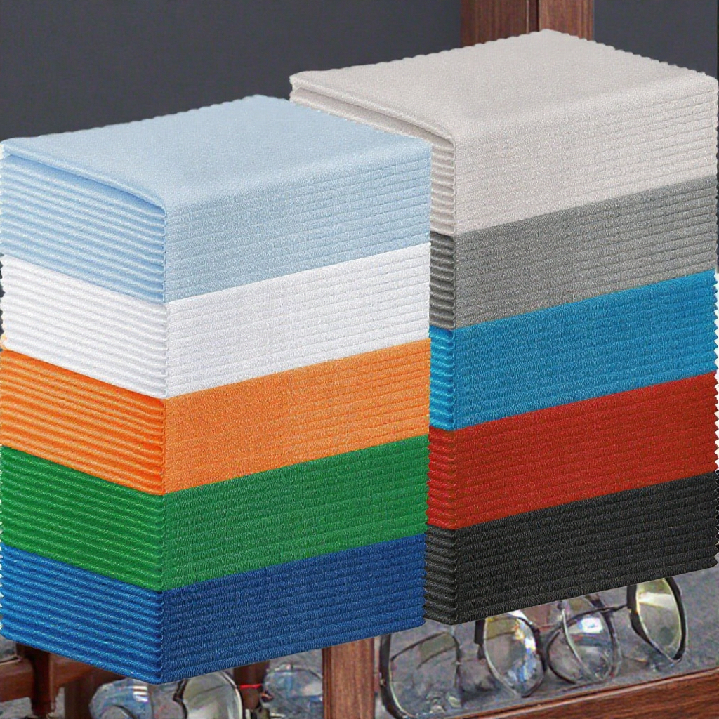 Sunglasses Glasses Optical Lens Cleaning Cloth Ultra Fine Microfiber Cloths for Glass Micro Fiber Microfiber 15*18cm or Custom
