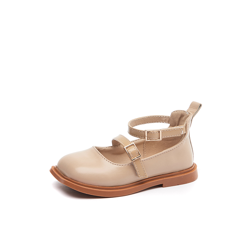 New College Style Girl School Shoes Soft Children Dance Leather Baby Shoes