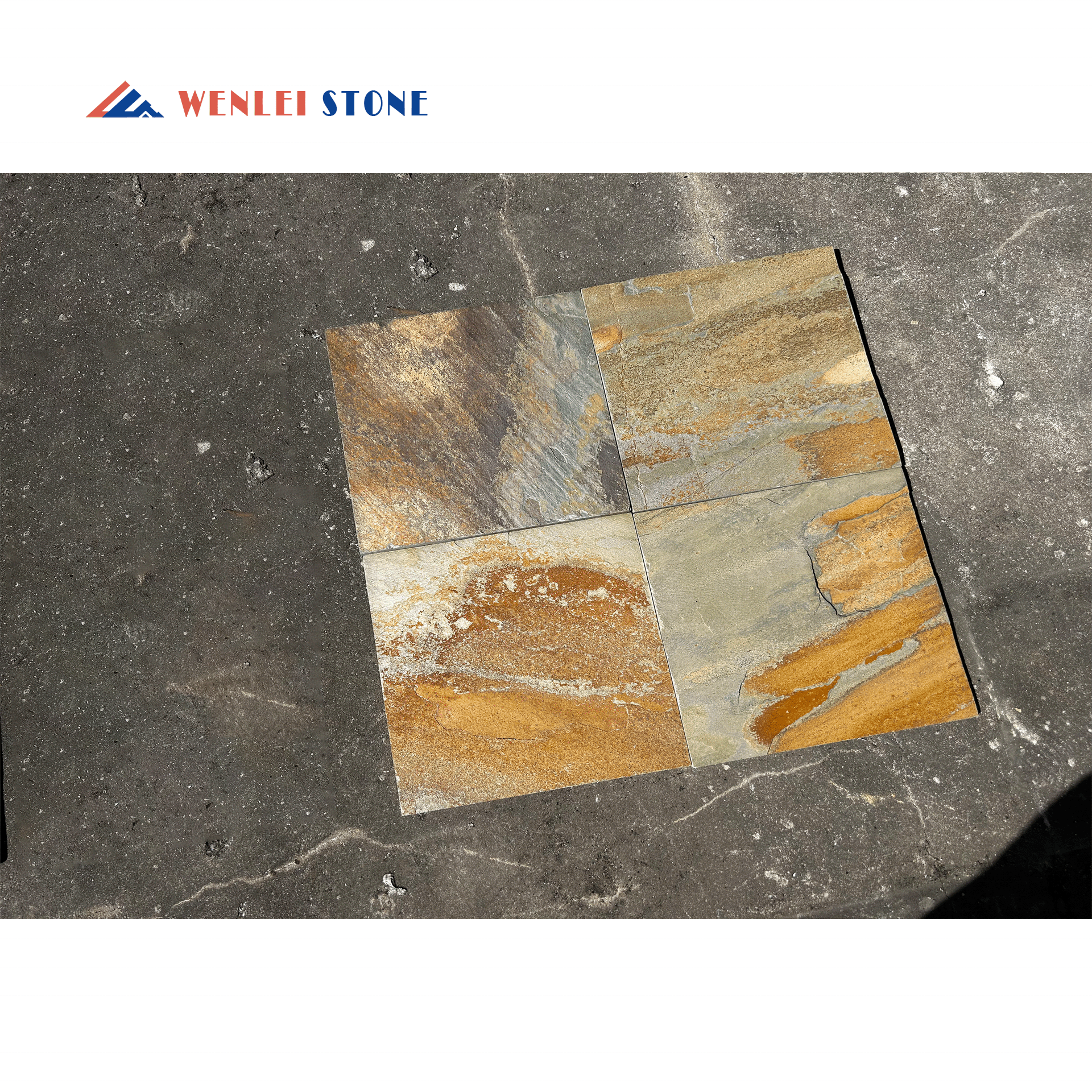 Slate Paving Stones Outdoor Split Slate Stone Slabs Rustic Floor Tiles Slate Tile Stone Paving