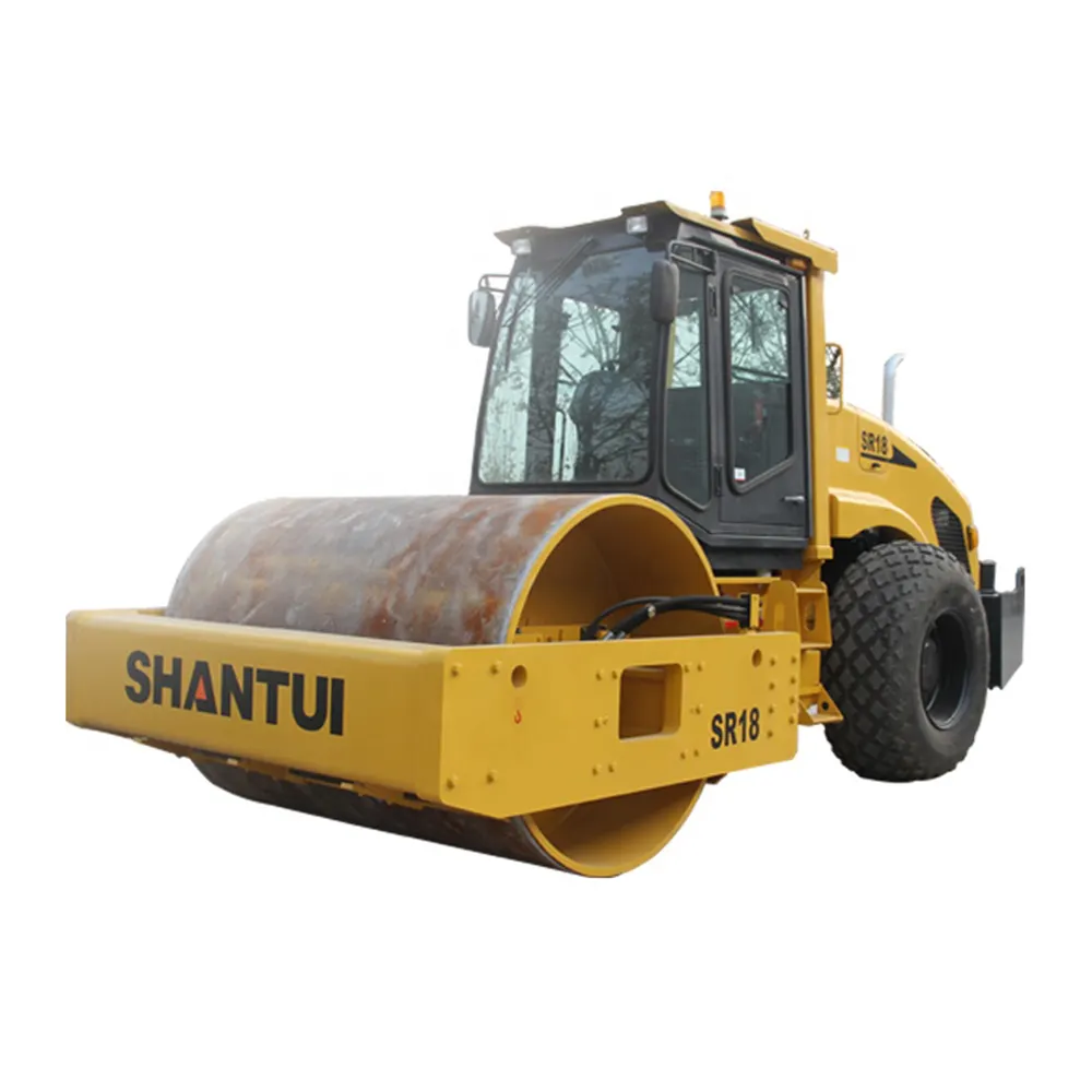 Shantui Authorized SR18 Compactor Operating Weight 18 Ton Big Road Roller Full Hydraulic Single Drum Vibration Road Rollers