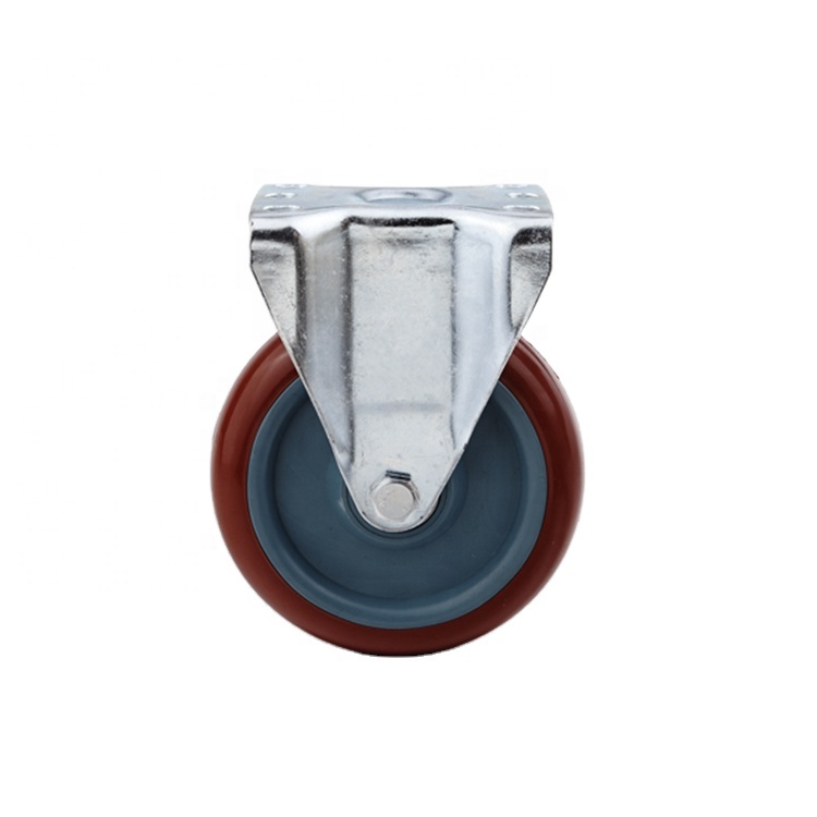 FHJ-301/401/501 новый 5 ''PU поворотные колеса заклинателя промышленный ролик тормозной двойной Универсальный колеса 360 градусов прокатки/кпромышленной тележки
