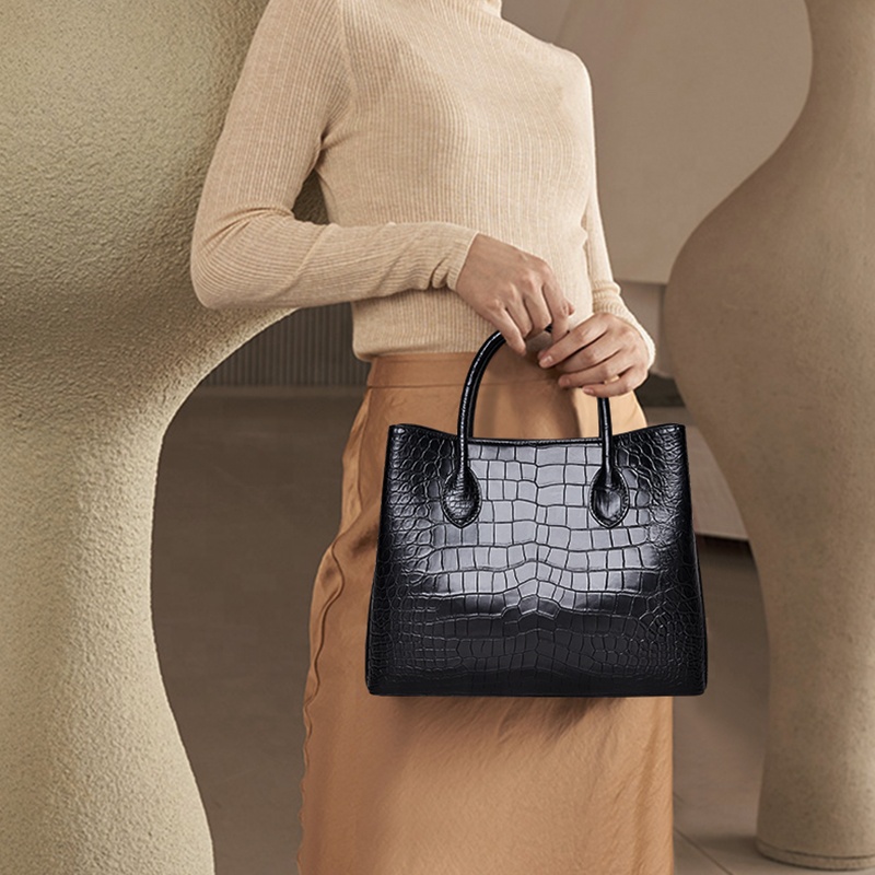 OEM pretty bolsa de couro крокодиловые кожаные сумки для женщин класса люкс