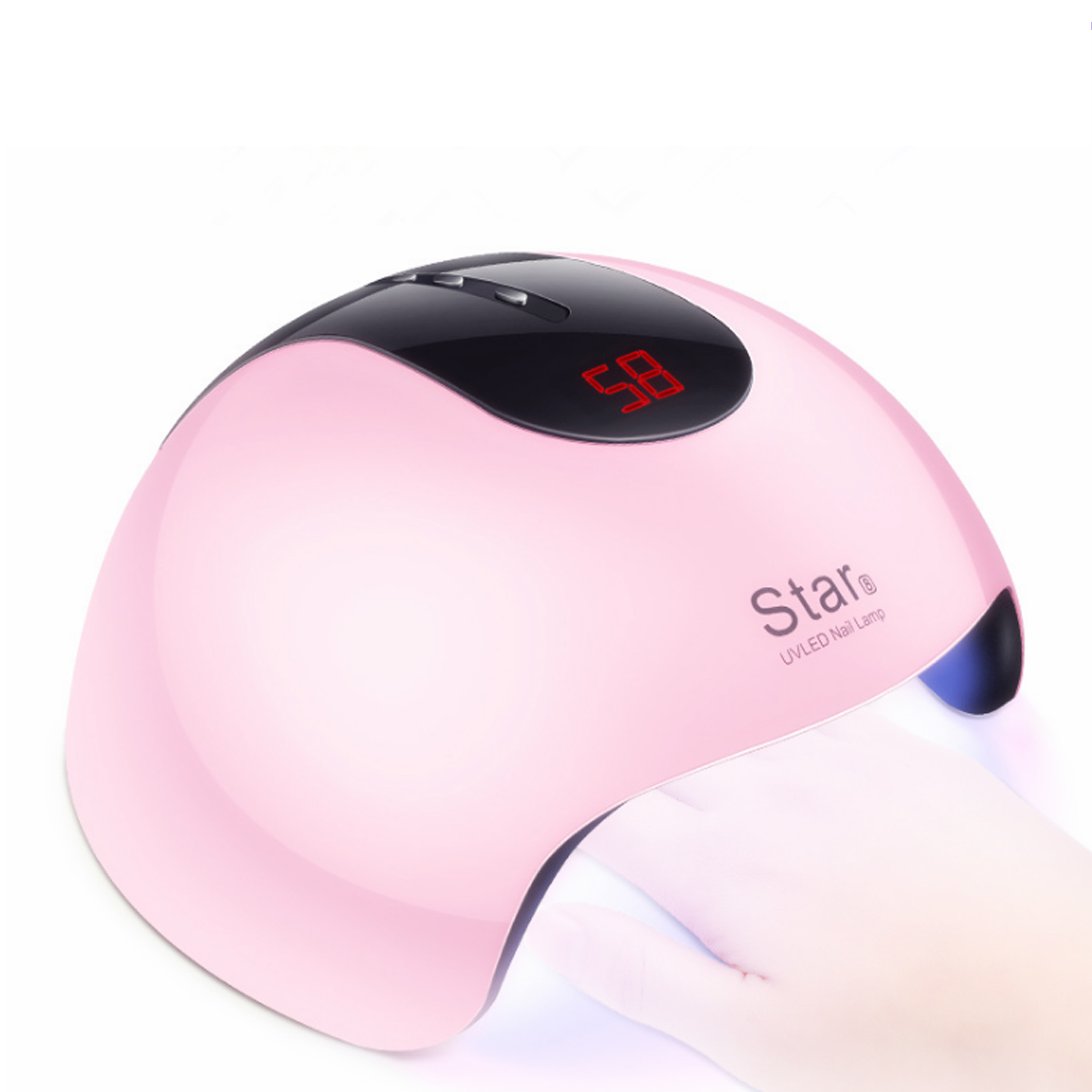 Hot sales LED uv nail lamp fast drying timer setting gel nail equipments Lampe UV Seche Ongle Manicure Lamp